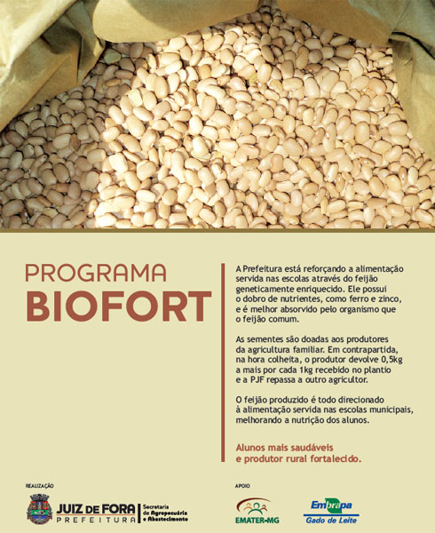 Portal de Notcias PJF | BioFort - SAA lana programa para fortalecimento da alimentao escolar | SAA - 27/2/2013